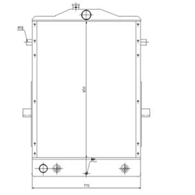 Hydraulic Radiator 419 - 03 - 21331 Fits for Komatsu WA300 - 3A WA320 - 3 Wheel Loader - Fab Heavy Parts