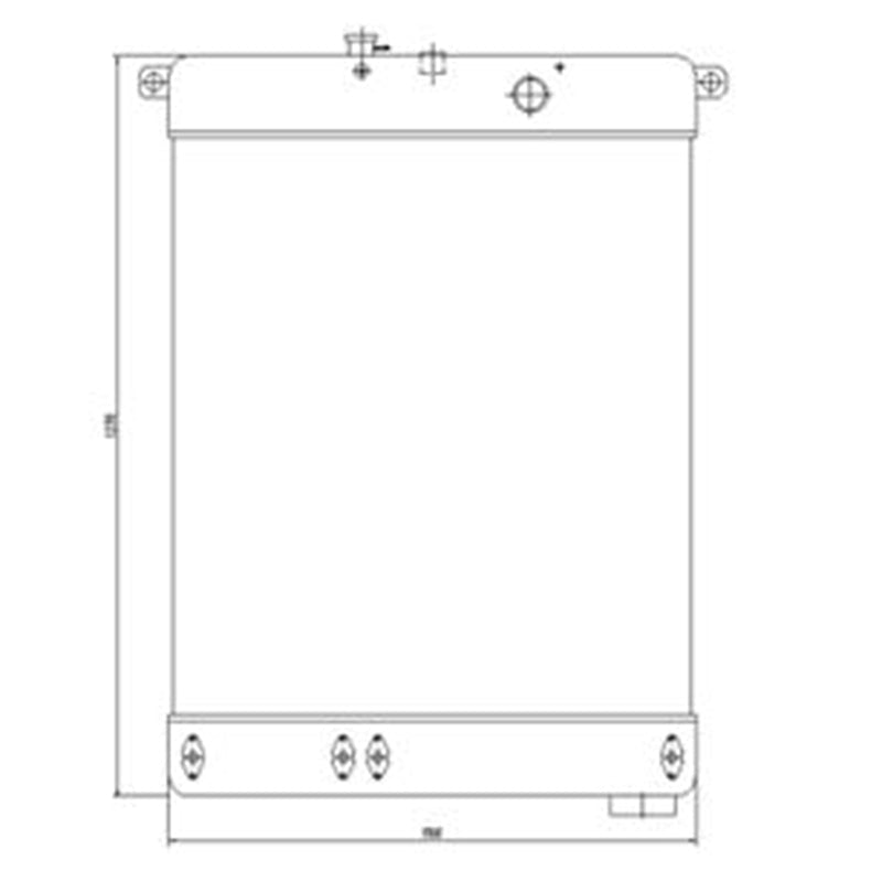 Hydraulic Radiator 423 - 03 - 21111 Fits for Komatsu Wheel Loader WA350 - 3A WA380 - 3 WA400 - 3 WA420 - 3 - Fab Heavy Parts
