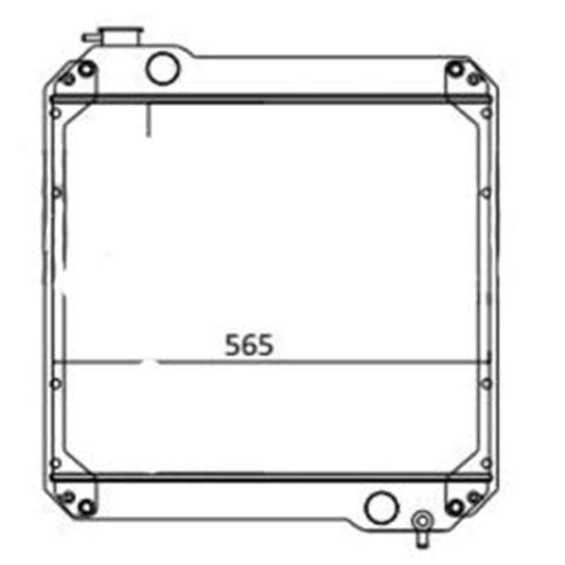 Hydraulic Radiator Core 4N8248 4N - 8248 Fits for Caterpillar CAT 930 950 Wheel Loader - Fab Heavy Parts
