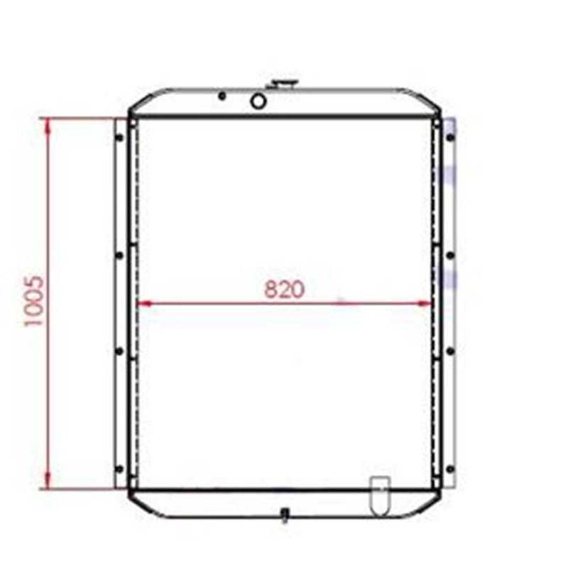 Hydraulic Radiator Core for Volvo Excavator EC280E - Fab Heavy Parts
