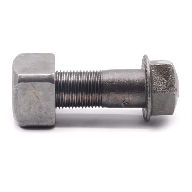 M18*56mm Track Shoe Bolt Chain Bolt with Nuts for Volvo CAT Fits Case Kobelco Fits Komatsu JD Excavator Loader - Pack of 120 - Fab Heavy Parts