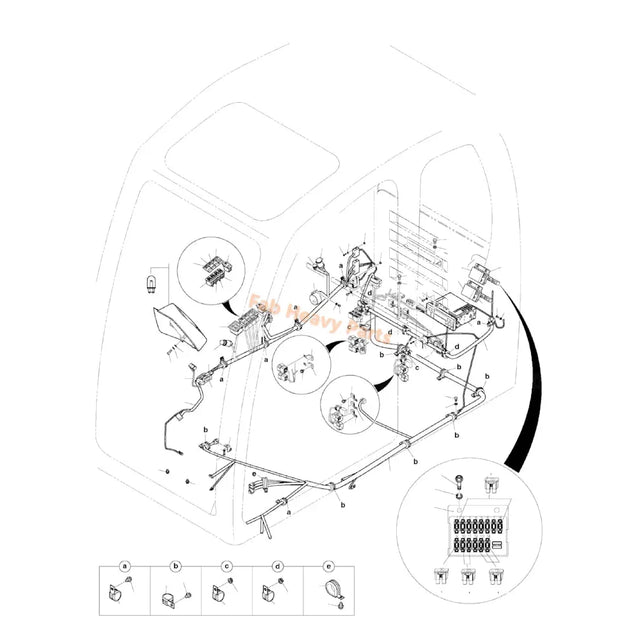 Monitor 300426-00008 539-00078 539-00078E 539-00078C pour l'excavatrice DOOSAN DX140W DX160W DX210W