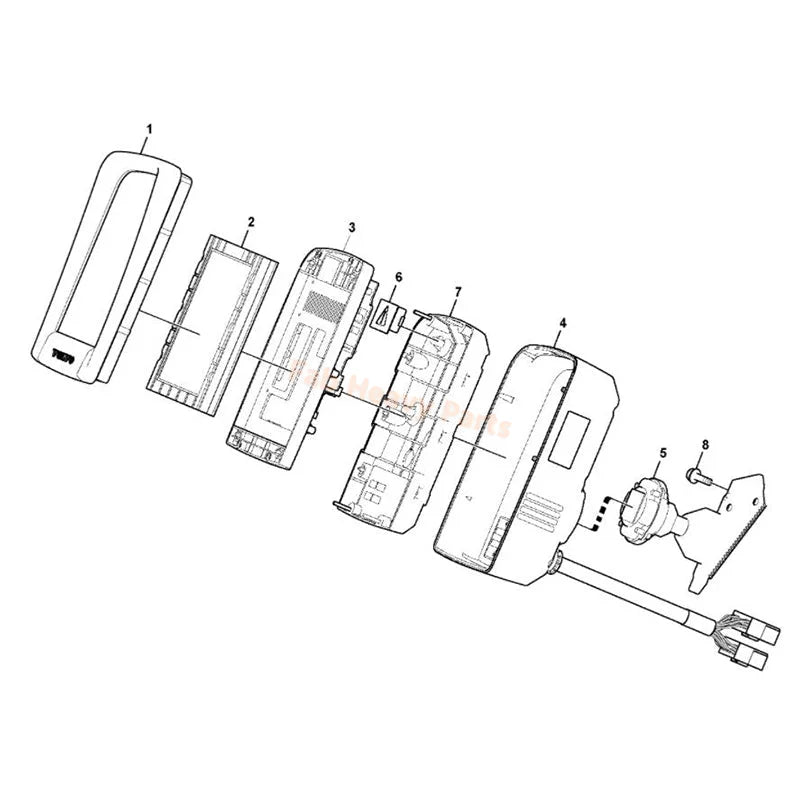 Monitor ECU 14609502 for Volvo Excavator EC140C EC160D EC210C EC235D EC290C EC300D EC360C EC460C EC700C EW180C FC2121C With Program