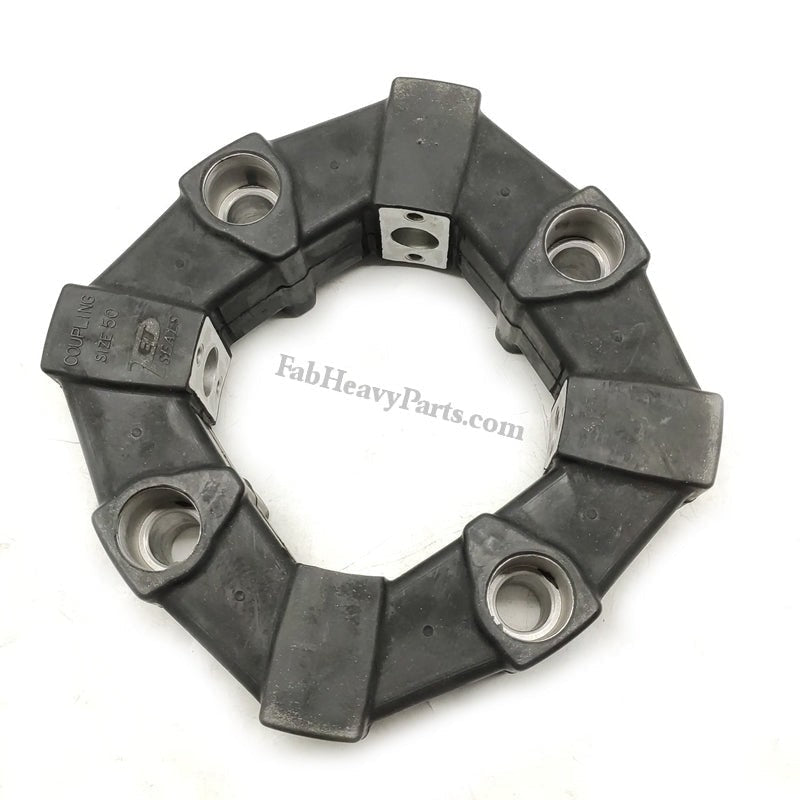 New 50AS Coupling Ass'y for Hitachi EX100 - 1 EX120 - 1 EX150 EX130 - 1 EX90 - 1 Kobelco SK120 - 5 SK120 - 6 SK130 - 5 SK135 - Fab Heavy Parts