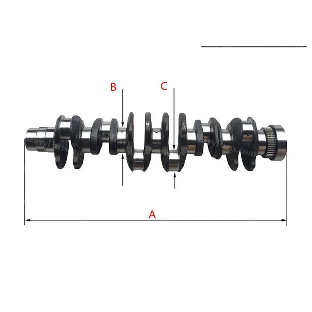New Crankshaft 04502707 for Volvo Engine D6E
