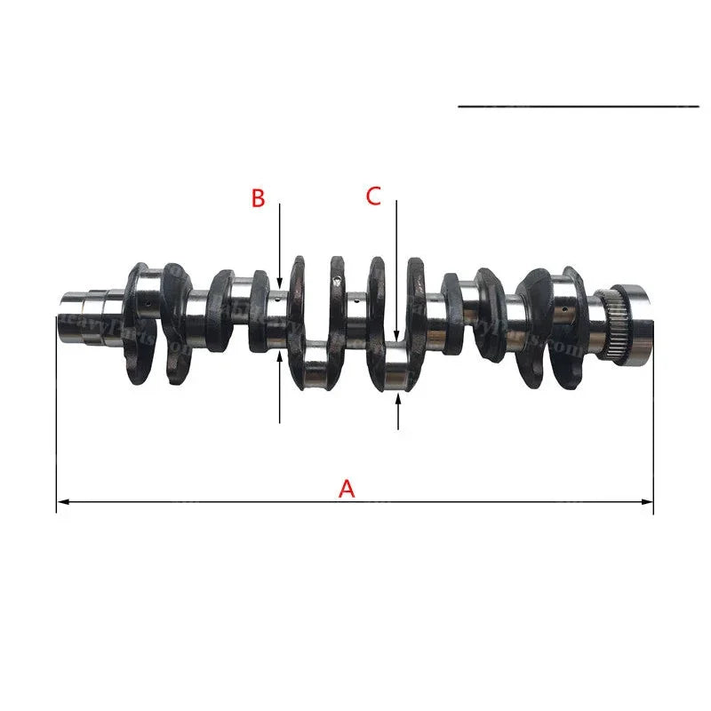 New Crankshaft 04502707 for Volvo Engine D6E