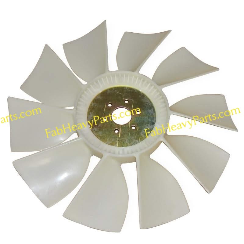 New Fan Blade Fits for Komatsu PC200 - 3 Excavator, 10 Blades - Fab Heavy Parts