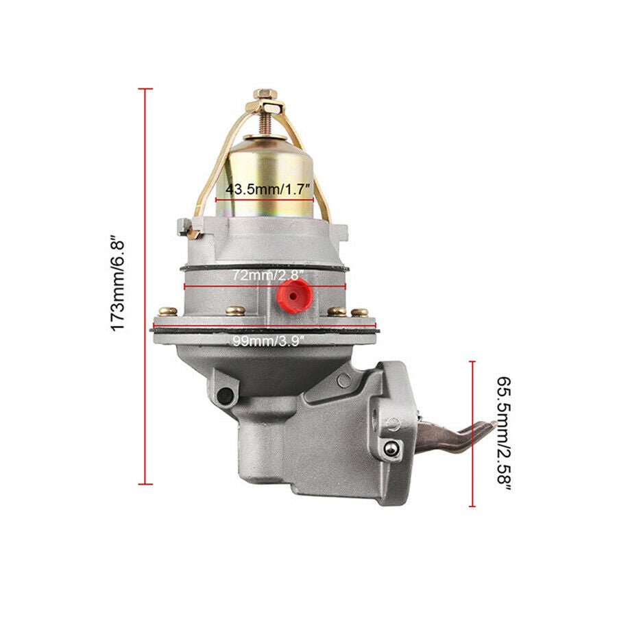New Fuel Pump 3854858 42725A3 for MerCruiser Mercury Marine 3.0L 2.5 Volvo Penta - Fab Heavy Parts