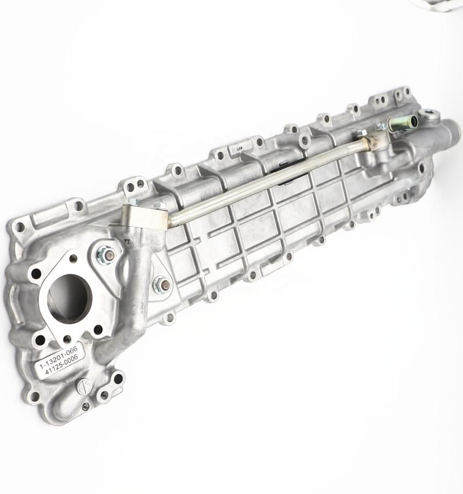 New Genuine Isuzu 6HK1 Engine Oil Cooler Assembly 1 - 13201066 - 2 1132010662 - Fab Heavy Parts