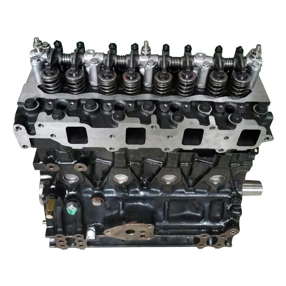 New Long Cylinder Block Assembly Fits for Komatsu S4D84E - 5K Engine w/ Oil Pan, Valve Cover, Cylinder Head Installed - Fab Heavy Parts