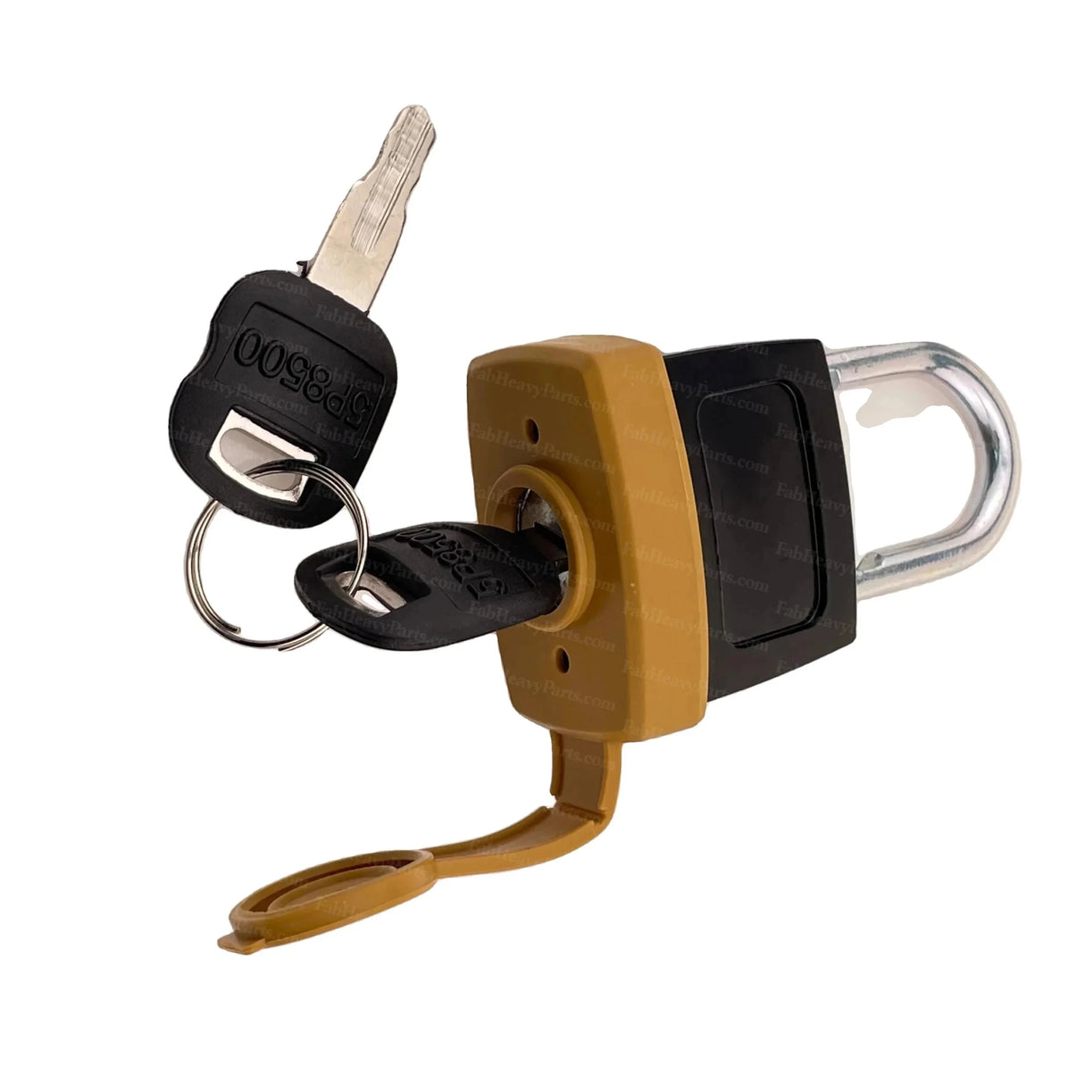Padlock 246 - 2641 2462641 & Key 5P8500 5P - 8500 Fits for Caterpillar 311 312 330 320 336 345 307 308 323D 216 815 953 973 - Fab Heavy Parts