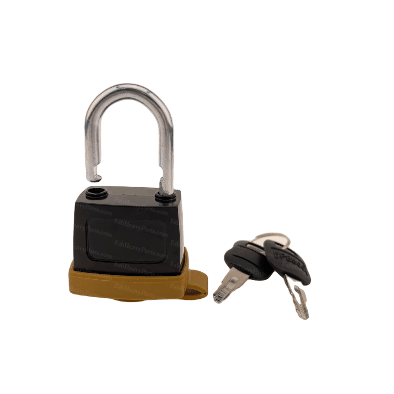 Padlock 246 - 2641 2462641 & Key 5P8500 5P - 8500 Fits for Caterpillar 311 312 330 320 336 345 307 308 323D 216 815 953 973 - Fab Heavy Parts