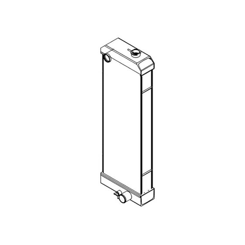 Radiator 433 - 1675 4331675 385 - 7942 3857942 Fits for Caterpillar CAT Excavator 312D2 312D2L 313D2LGP 313D2 312D2GC - Fab Heavy Parts