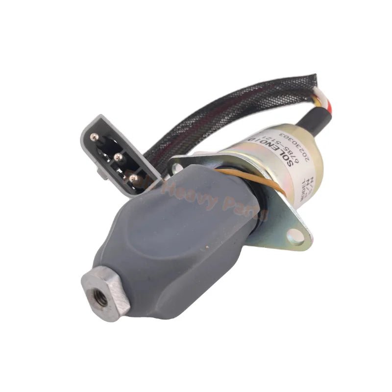 Stop Solenoid 6785 - 5121 11033700 for Volvo Wheel Loaders L70C L330C L70B, 24V - Fab Heavy Parts
