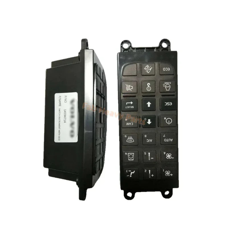 Panel de interruptores 14594714 para excavadora Volvo EC120D EC170D EC210D EC235D EC250D EC380D ECR145D EW140DelawareW210D