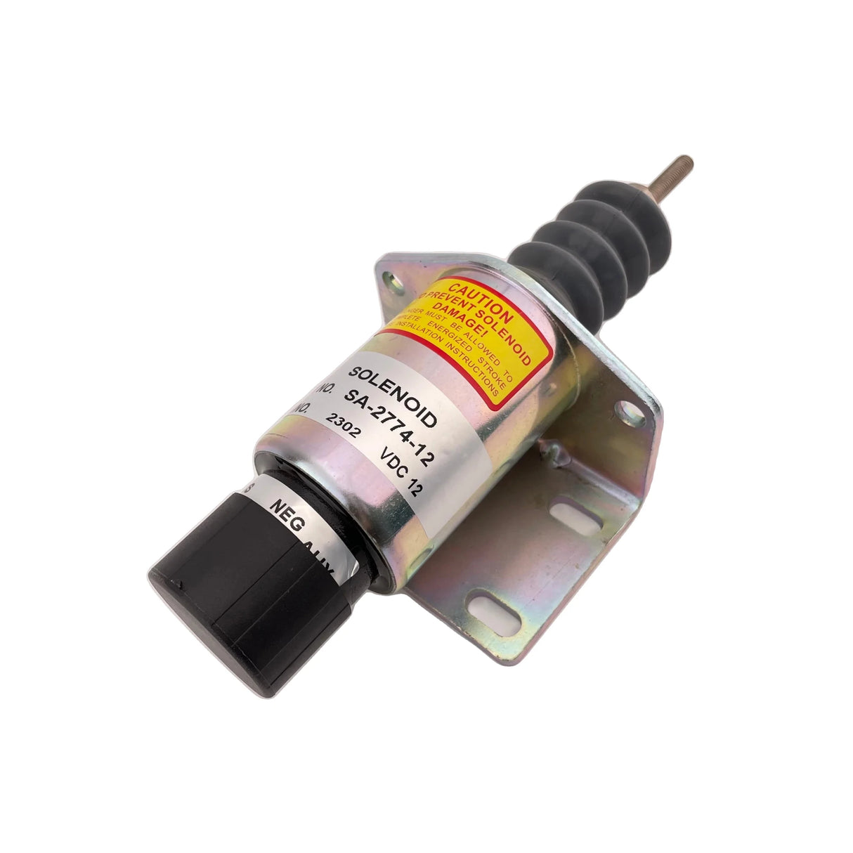 Throttle Shutoff Solenoid SA - 2774 - 12 2001 - 12F2U1B2A for Woodward Counterparts, 12V - Fab Heavy Parts