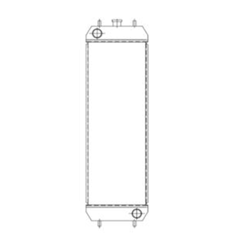 Water Cooler Radiator 4668375 for Hitachi Excavator ZAX160-3