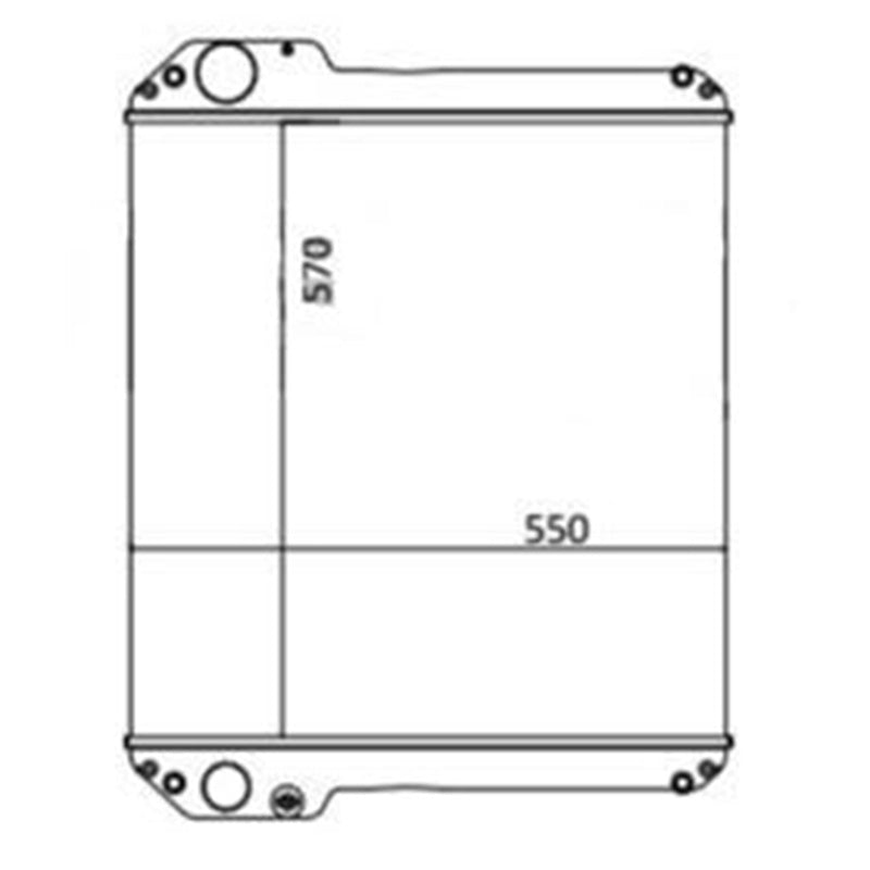 Hydraulic Radiator Core 11890331 for Volvo Loader BL61