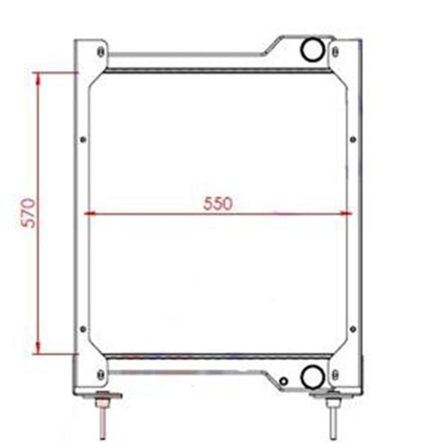 Hydraulinen jäähdyttimen ydin 17224502 Volvo BL60 BL60B BL61 BL70 BL70B BL71B BL71PLUS