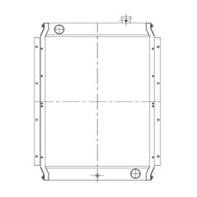 Nucleo radiatore idraulico 30/921800 30/925816 per JCB JS160