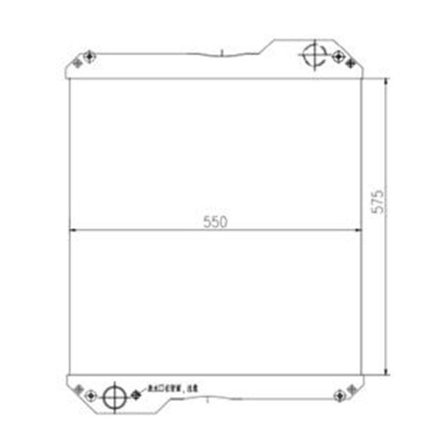 Hydraulische radiatorkern 30/925453 30/303800 voor JCB 2140 2155