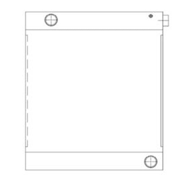 Hydraulische radiateurkern 30/926297 voor JCB 8008