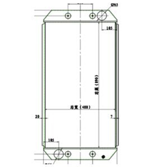 Hydraulischer Kühlerkern 3105882 310-5882 Passend für Caterpillar CAT 120K Motorgrader
