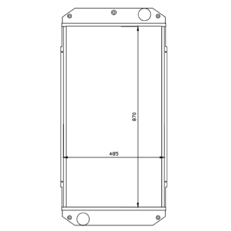 Hydraulinen jäähdyttimen ydin 3105882 310-5882 Sopii Caterpillar CAT 120K tiehöylään