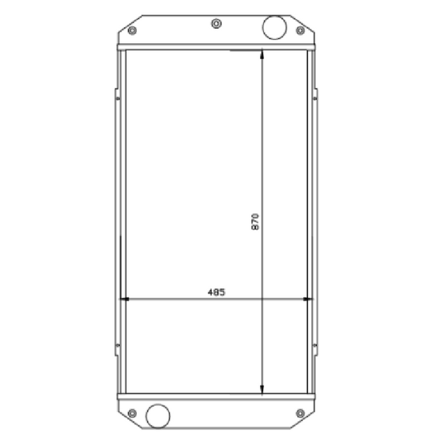 Hydraulischer Kühlerkern 3105882 310-5882 Passend für Caterpillar CAT 120K Motorgrader