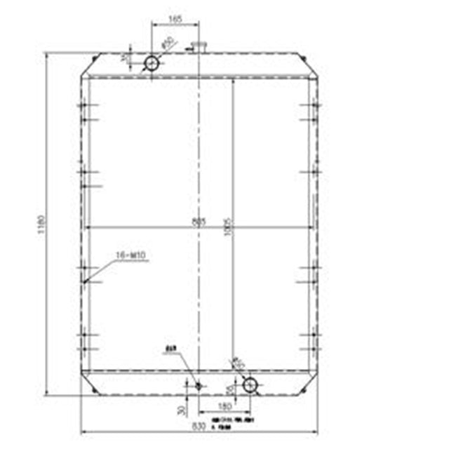 Radiateur hydraulique 13G21000 202-00022B pour l'excavatrice DOOSAN S225LC-V S230LC-V