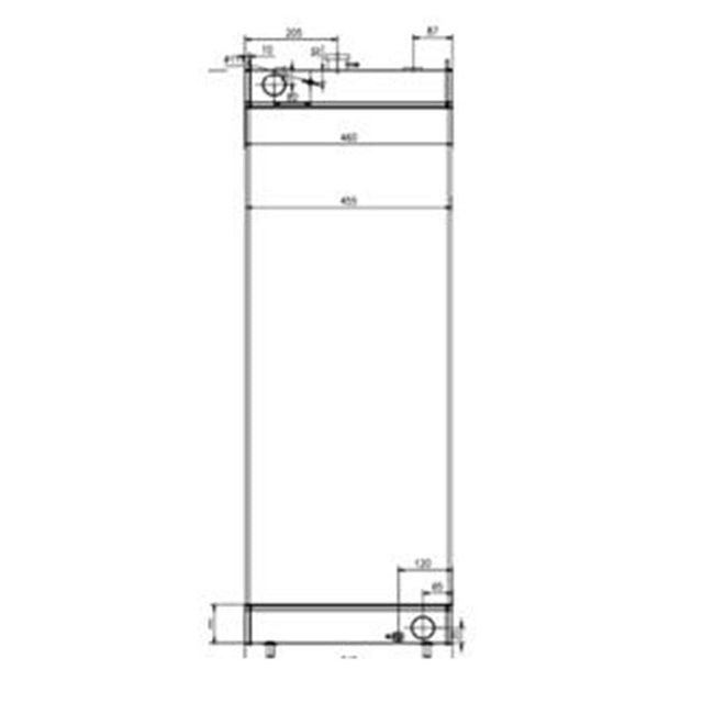 Hydraulic Radiator 206-03-35161 Fits for Komatsu Excavator PC240-10 PC290-10