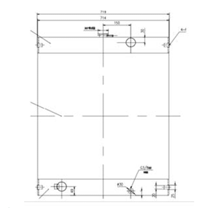 Hydraulic Radiator 2202-9407A for Doosan Excavator S200W-III