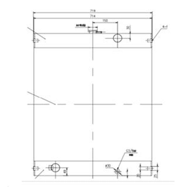 Hydraulic Radiator 2202-9407A for Doosan Excavator S200W-III
