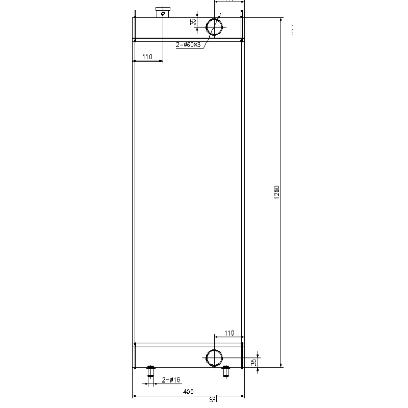 Hydraulic Radiator 4654972 Fits for John Deere Excavator 650DLC