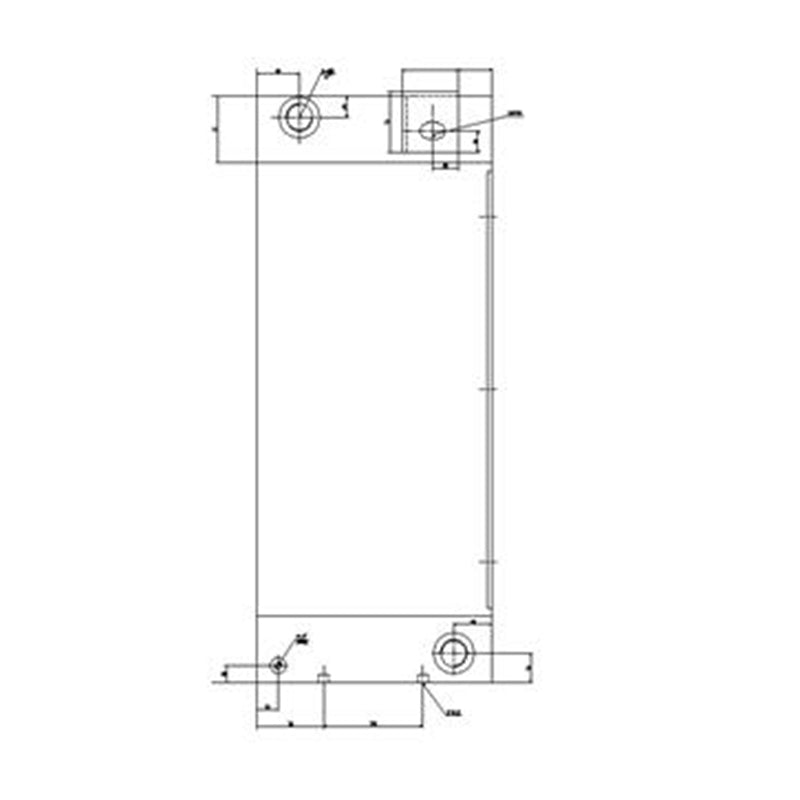 Hydraulic Radiator for Hitachi Excavator FH90