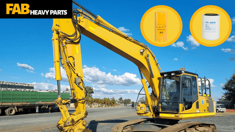 1000-Hour Maintenance Service of a Komatsu PC200LC Excavator - Fab Heavy Parts