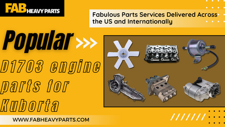 Popular D1703 engine parts for Kubota