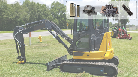 John Deere 35G Excavator Repair Guide Part 3: Hydraulic  System Problems