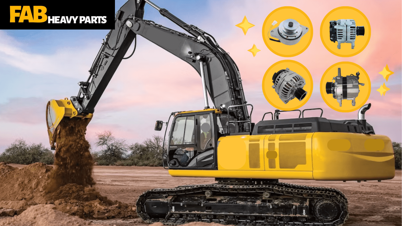 How To Replace the Alternator of a John Deere Excavator - Fab Heavy Parts