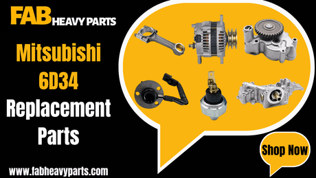 Replacement Parts for Mitsubishi 6D34 - Fab Heavy Parts