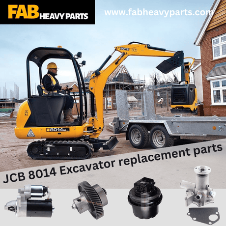 JCB 8014 Excavator replacement parts - Fab Heavy Parts