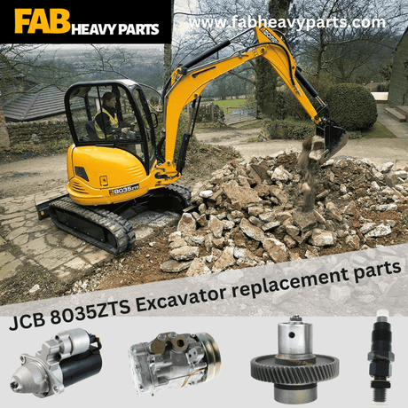 JCB 8035ZTS Excavator replacement parts - Fab Heavy Parts