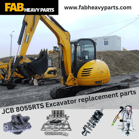 JCB 8055RTS Excavator replacement parts - Fab Heavy Parts