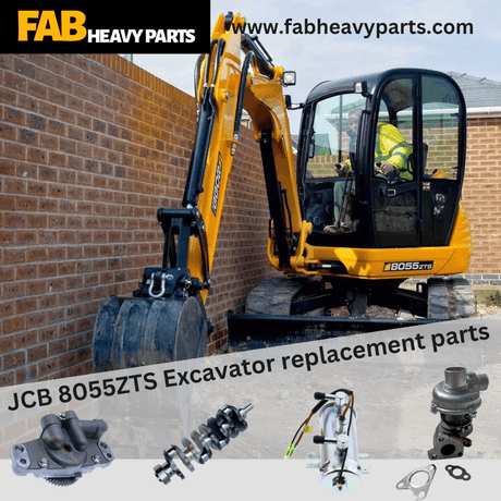 JCB 8055ZTS Excavator replacement parts - Fab Heavy Parts