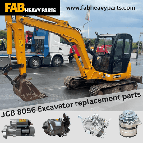 JCB 8056 Excavator replacement parts - Fab Heavy Parts