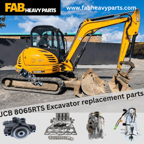 JCB 8065RTS Excavator replacement parts - Fab Heavy Parts