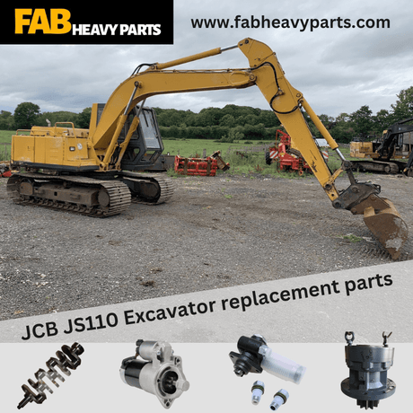 JCB JS110 Excavator replacement parts - Fab Heavy Parts