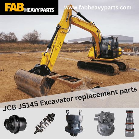 JCB JS145 Excavator replacement parts - Fab Heavy Parts