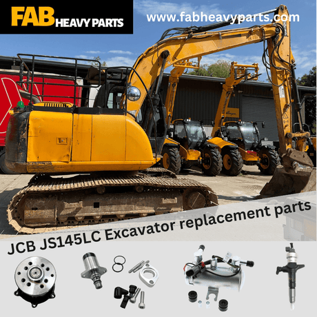 JCB JS145LC Excavator replacement parts - Fab Heavy Parts