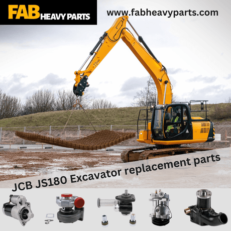 JCB JS180 Excavator replacement parts - Fab Heavy Parts